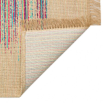 Ковер с геометрическим узором из комбинированного состава Full rhythm варинант исполнения - 4 | Loft Concept в Брянске