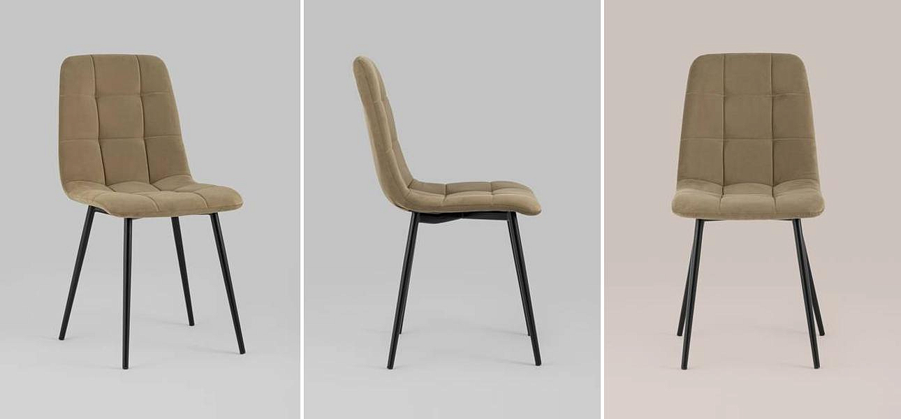 Стул NANCY S-2 Chair Коричневый Велюр Стул NANCY S-2 Chair Коричневый Велюр - Loft-Concept в Брянске