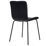 Стул черный с обивкой из велюра Black Archie Chair варинант исполнения - 3 | Loft Concept в Брянске