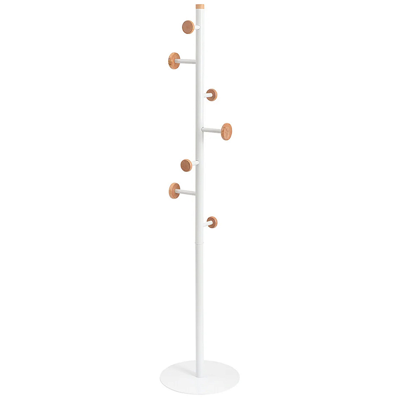 Напольная вешалка из древесины бука Unique Shaped Furniture Floor Hanger White Древесина Белый Напольная вешалка из древесины бука Unique Shaped Furniture Floor Hanger White Древесина Белый в Брянске | Loft Concept
