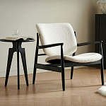 Кресло с каркасом и ножками из древесины и мягкими сиденьем и спинкой Venice варинант исполнения - 1 | Loft Concept в Брянске