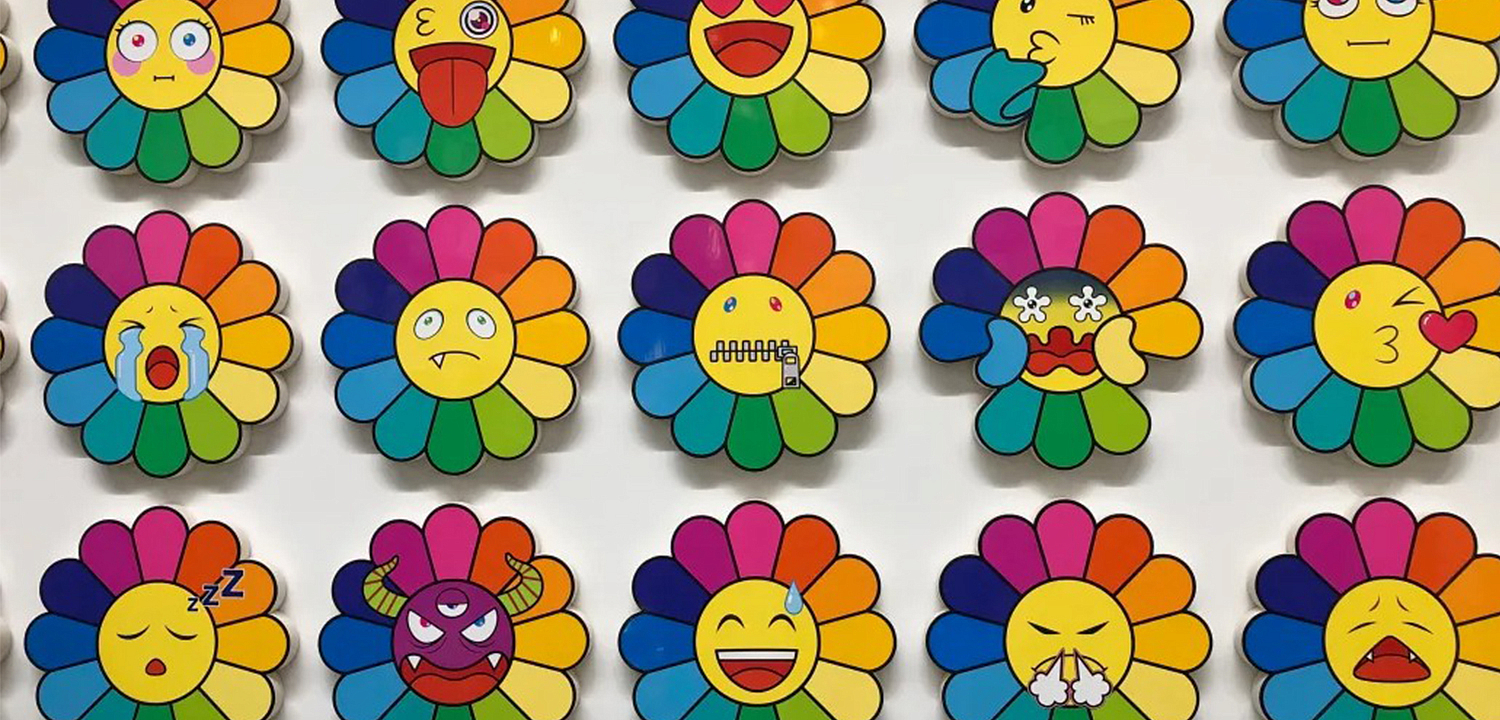 Арт-объекты на стену веселые цветы Takashi Murakami flower Арт-объекты на стену веселые цветы Takashi Murakami flower - Loft-Concept в Брянске