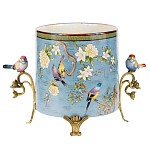 Фарфоровое кашпо с птицами Eden Garden варинант исполнения - 1 | Loft Concept в Брянске