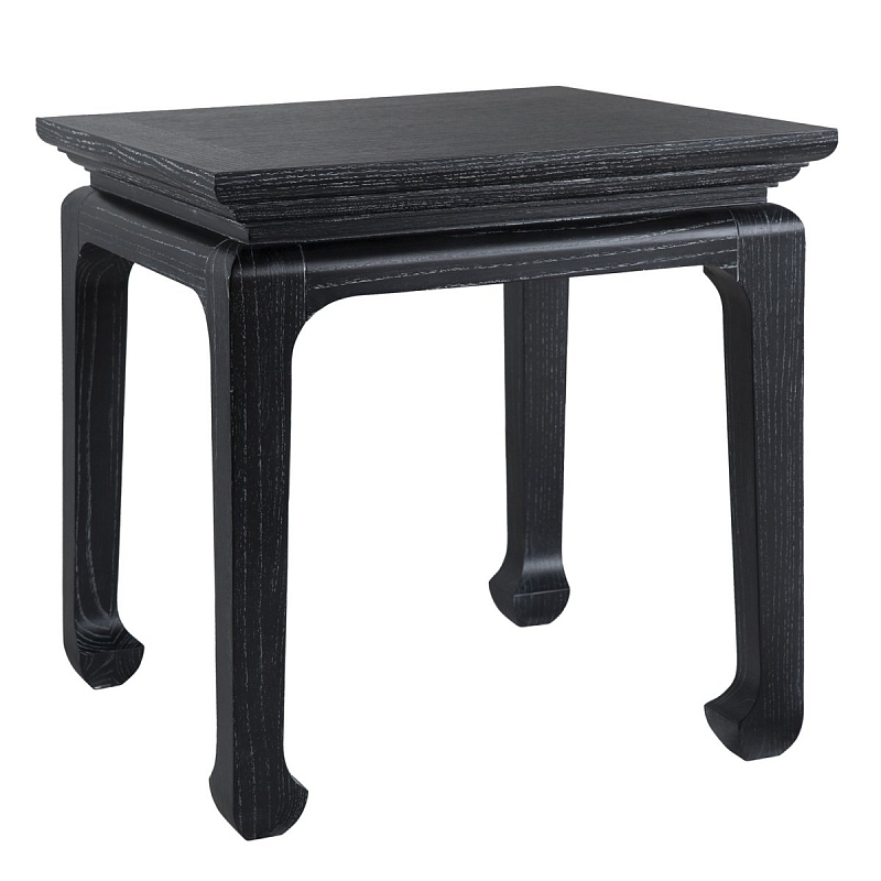 Приставной стол Black Curved Черный Приставной стол Black Curved Черный в Брянске | Loft Concept