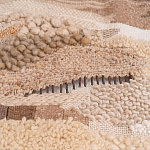 Тканый вручную монументальный настенный гобелен Earth Flow варинант исполнения - 2 | Loft Concept в Брянске