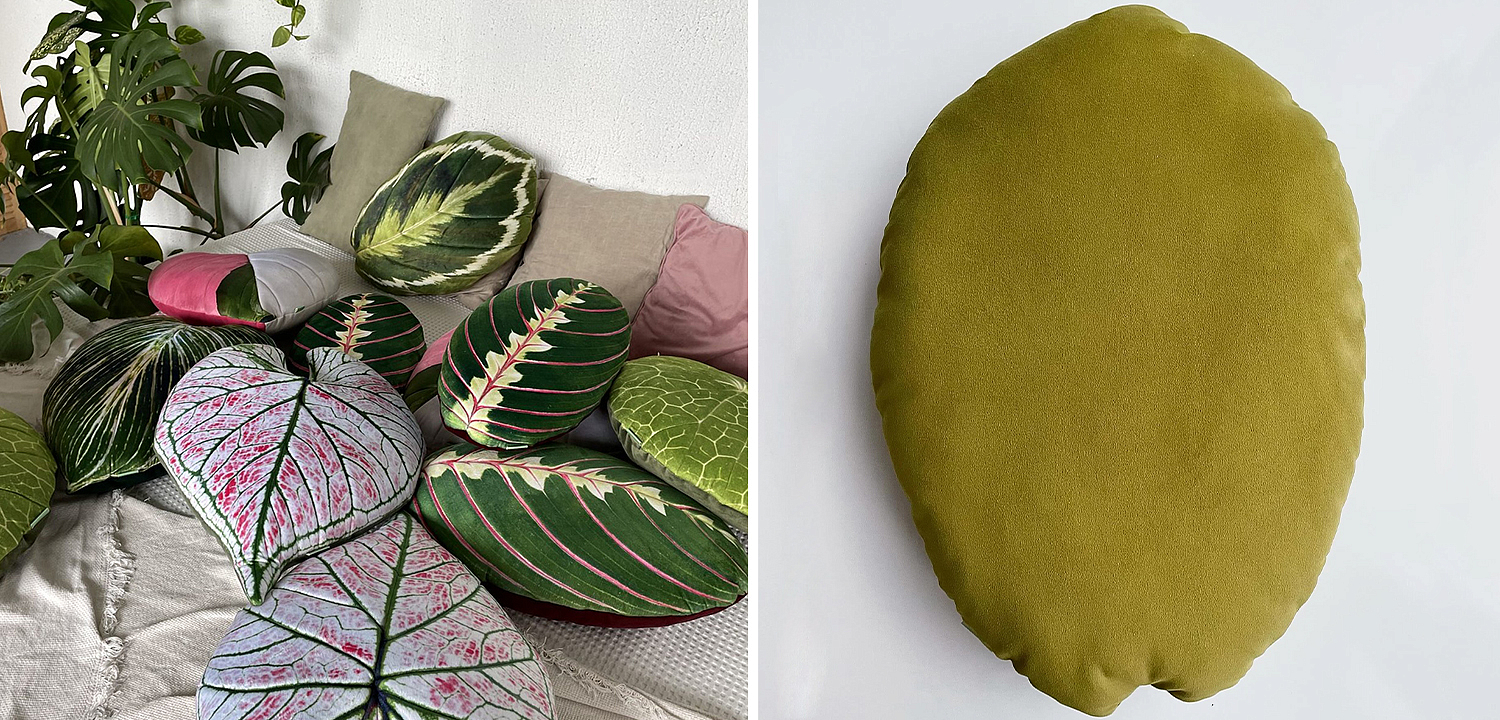 Декоративная подушка Botanical Cushion Calathea Medallion Декоративная подушка Botanical Cushion Calathea Medallion - Loft-Concept в Брянске
