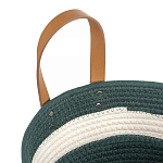 Корзина для хранения с ручками Interlacement Green  варинант исполнения - 2 | Loft Concept в Брянске