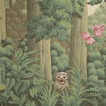 Обои ручная роспись Redwoods Sequoia colourway on Aurore scenic paper варинант исполнения - 1 | Loft Concept в Брянске