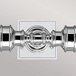 Бра для ванных комнат горизонтальное с двумя матовыми стеклянными цилиндическими плафонами Feiss варинант исполнения - 2 | Loft Concept в Брянске