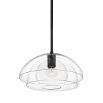 Подвесной светильник с прозрачным двойным стеклянным плафоном в форме купола и внутренней сферой Hinkley варинант исполнения - 1 | Loft Concept в Брянске