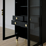 Дизайнерский шкаф витрина Elsa Dreams Black с 4-мя ящиками варинант исполнения - 8 | Loft Concept в Брянске