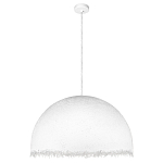Подвесной светильник в форме купола белого цвета с ажурной бахромой Tactile Line варинант исполнения - 2 | Loft Concept в Брянске