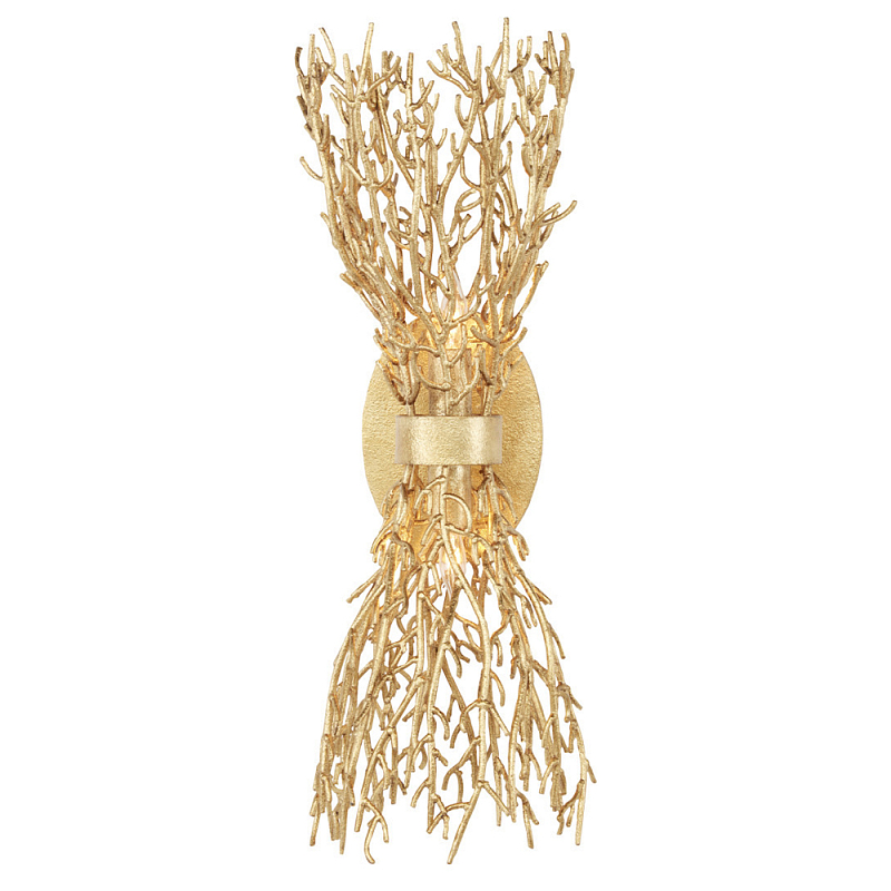 Бра золотое в виде кораллов Coral Decor Золотой Бра золотое в виде кораллов Coral Decor Золотой в Брянске | Loft Concept