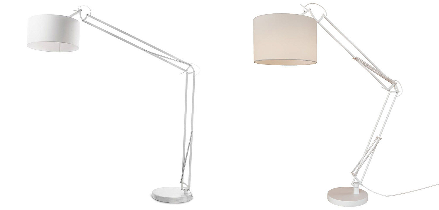 Торшер Garner Floor lamp white Торшер Garner Floor lamp white - Loft-Concept в Брянске