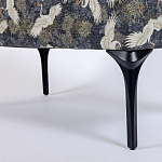 Банкетка с принтом из журавлей Crane варинант исполнения - 4 | Loft Concept в Брянске