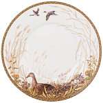 Чайная пара из фарфора с изображением утки и лисы 300 мл Hunting Porcelain Collection варинант исполнения - 2 | Loft Concept в Брянске