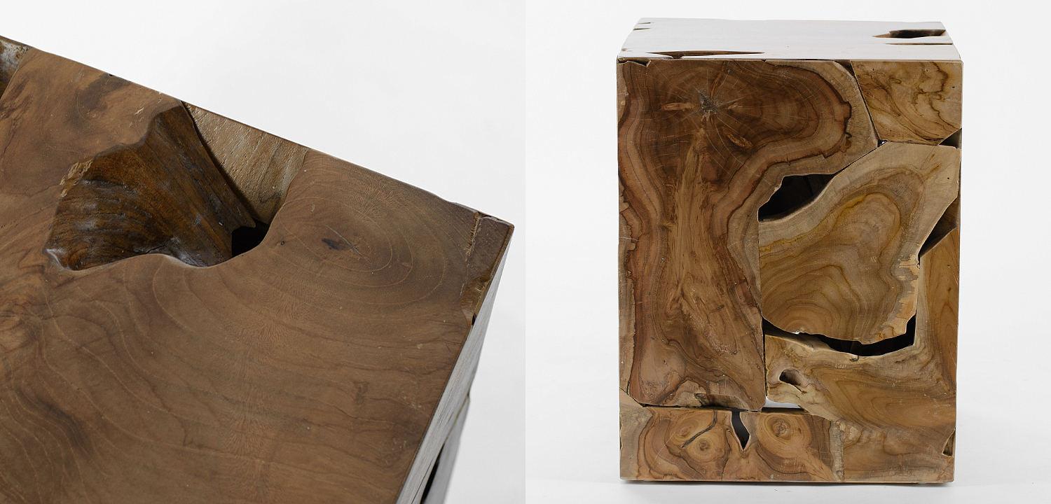 Приставной стол Wooden Cube Side Table Приставной стол Wooden Cube Side Table - Loft-Concept в Брянске