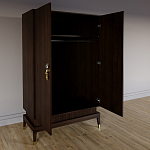 Платяной шкаф Elsa Dreams Walnut с 2-мя фасадами варинант исполнения - 1 | Loft Concept в Брянске