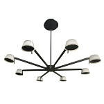 Люстра черного цвета на штанге Noir Supernova варинант исполнения - 4 | Loft Concept в Брянске