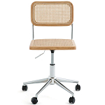 Офисный стул из ротанга на колёсах June Rattan Wicker Chair варинант исполнения - 2 | Loft Concept в Брянске