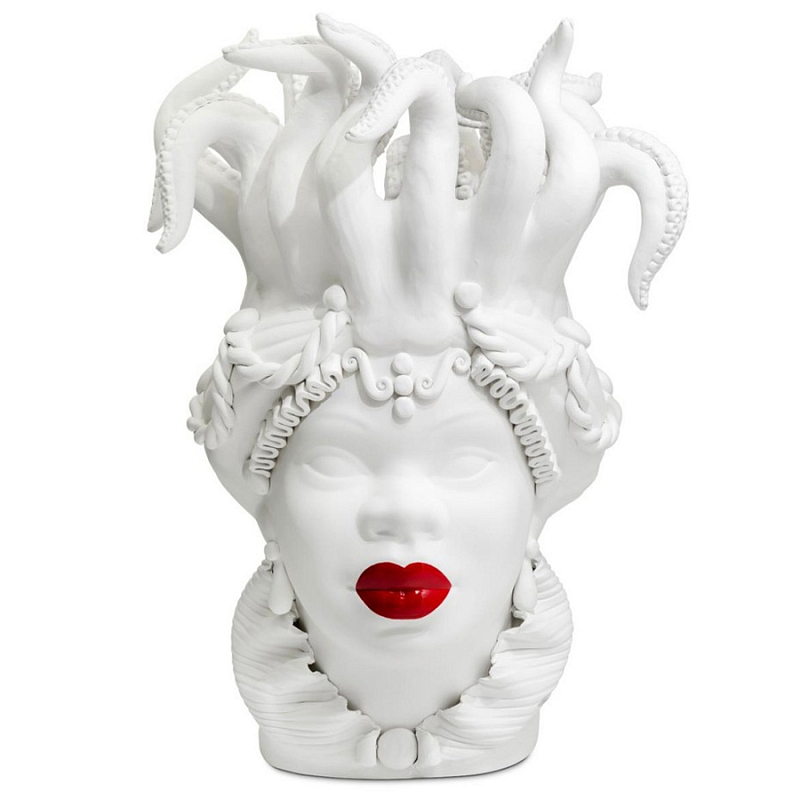 Ваза Vase Moro Lady Tentacles Белый Ваза Vase Moro Lady Tentacles Белый в Брянске | Loft Concept
