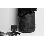 Напольная лампа черная с текстильными элементами "ЯРВИ" варинант исполнения - 6 | Loft Concept в Брянске