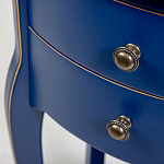 Синяя тумба на фигурных ножках Shelby варинант исполнения - 6 | Loft Concept в Брянске