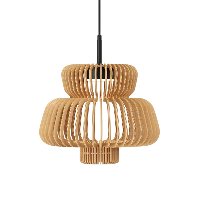 Подвесной светильник Namiki 2700-4000К 14Вт Черный Древесина в Брянске | Loft Concept 