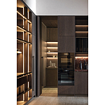 Кухонный гарнитур из красного мрамора и дерева VVD Dada Engenereed Kitchen варинант исполнения - 5 | Loft Concept в Брянске