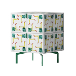 Тумба  с рисунком ShortT Pina Colada Green варинант исполнения - 2 | Loft Concept в Брянске