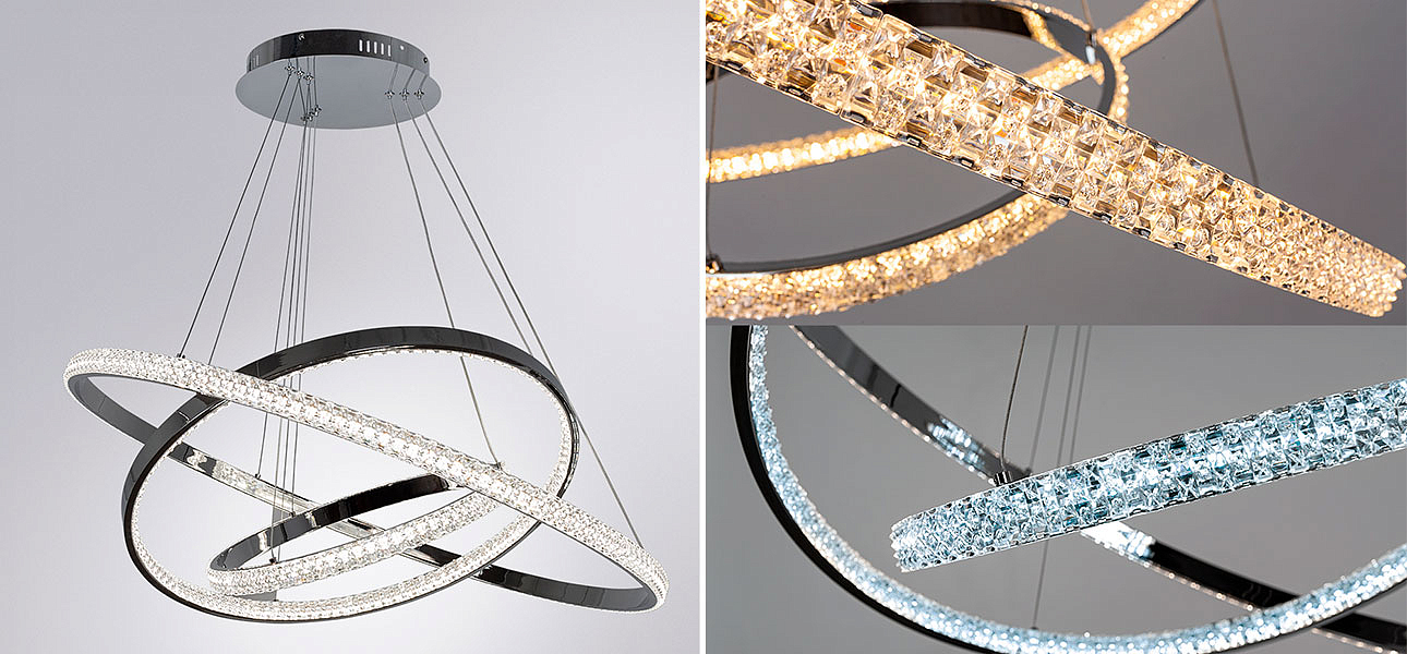 Люстра дизайнерская Silver Rings of Venus Люстра дизайнерская Silver Rings of Venus - Loft-Concept в Брянске
