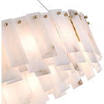 Люстра круглая декорированная натуральным камнем Stone Interior Accent варинант исполнения - 5 | Loft Concept в Брянске