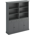 Двойной стеллаж с ящиками и дверцами Percent Rack варинант исполнения - 1 | Loft Concept в Брянске