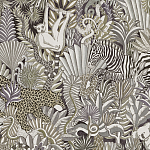 Ткань Jungle Animaux Camoufles Бежевый Велюр N 1147 варинант исполнения - 1 | Loft Concept в Брянске