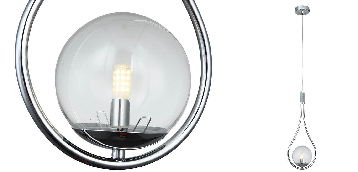 Подвесной светильник B.LUX C Ball drop chrome Подвесной светильник B.LUX C Ball drop chrome - Loft-Concept в Брянске