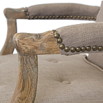 Кресло Aubrey Classical Armchair brown flax варинант исполнения - 4 | Loft Concept в Брянске