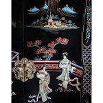 Шкаф черный в китайском стиле  Chinese Cabinet Black варинант исполнения - 2 | Loft Concept в Брянске