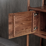 Стеллаж в гостиную для книг Moon Walnut Furniture варинант исполнения - 9 | Loft Concept в Брянске