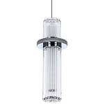 Подвесной светильник хром Odile Acrylic Tube Hanging Lamp Chrome варинант исполнения - 1 | Loft Concept в Брянске