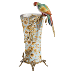 Ваза фарфоровая с птицей на бронзовой ветке Garden of Eden варинант исполнения - 1 | Loft Concept в Брянске