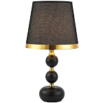 Настольная лампа с абажуром Altera Lampshade Black Gold Table Lamp варинант исполнения - 1 | Loft Concept в Брянске