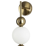 Бра с плафонами шарами из акрила и металла Crystal Globule Spheres Wall Lamp варинант исполнения - 2 | Loft Concept в Брянске