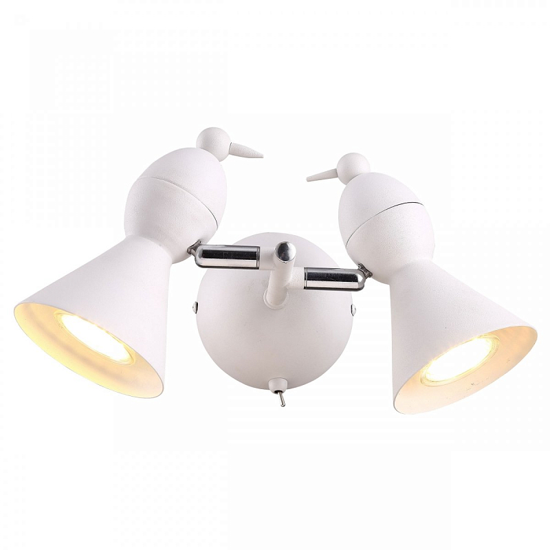 Бра Atelier Areti Alouette two Wall Lamp white Белый Бра Atelier Areti Alouette two Wall Lamp white Белый в Брянске | Loft Concept