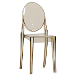 Прозрачный стул с янтарным оттенком LOUIS GHOST CHAIR варинант исполнения - 1 | Loft Concept в Брянске