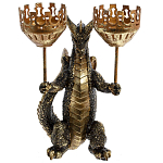 Подсвечник в виде дракона Dragon with Two Candlesticks варинант исполнения - 9 | Loft Concept в Брянске