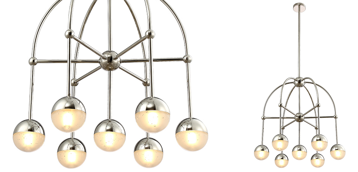 Люстра Heidy Chrome Chandelier 7 Люстра Heidy Chrome Chandelier 7 - Loft-Concept в Брянске