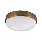 Потолочный светильник круглой формы с белым выпуклым матовым плафоном Feiss варинант исполнения - 1 | Loft Concept в Брянске