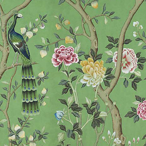Обои ручная роспись St Laurent Apple Green