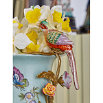 Ваза с птичкой из фарфора с бронзовыми элементами Garden of Eden варинант исполнения - 9 | Loft Concept в Брянске