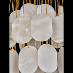 Люстра с овальными подвесками из натурального камня Spatial Composition варинант исполнения - 5 | Loft Concept в Брянске